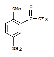 (9ci)-1-(5-氨基-2-甲氧基苯基)-2,2,2-三氟-乙酮结构式_252580-28-2结构式