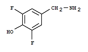 (9CI)-4-(氨基甲基)-2,6-二氟-苯酚结构式_252664-89-4结构式