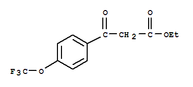 3-氧代-3-(4-(三氟甲氧基)苯基)丙酸乙酯结构式_252955-06-9结构式