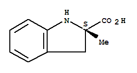 (2s)-(9ci)-2,3-二氢-2-甲基-1H-吲哚-2-羧酸结构式_253136-56-0结构式