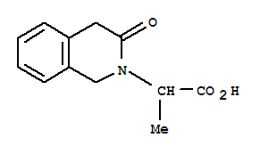 3,4-二氢--alpha--甲基-3-氧代-2(1H)-异喹啉乙酸结构式_253325-04-1结构式