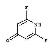 (9ci)-2,6-二氟-4(1H)-吡啶酮结构式_253435-43-7结构式