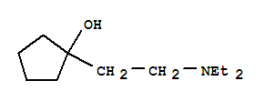 (8ci)-1-[2-(二乙基氨基)乙基]-环戊醇结构式_25363-25-1结构式