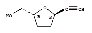 (2r,5r)-(9ci)-5-乙炔四氢-2-呋喃甲醇结构式_253867-26-4结构式