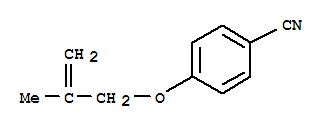 (9ci)-4-[(2-甲基-2-丙烯基)氧基]-苯甲腈结构式_254746-60-6结构式