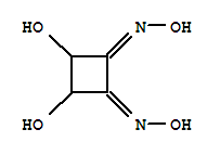 1,2-Cyclobutanedione, 3,4-dihydroxy-, dioxime (9ci) Structure