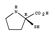 (9ci)-2-疏基-L-脯氨酸结构式_255052-61-0结构式