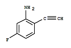 (9ci)-2-乙炔-5-氟-苯胺结构式_255724-68-6结构式