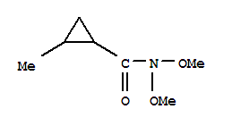 (9ci)-N,N-二甲氧基-2-甲基-环丙烷羧酰胺结构式_255864-56-3结构式