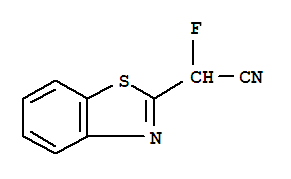 (9ci)-alpha-氟-2-苯并噻唑乙腈结构式_256235-36-6结构式