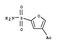 (9ci)-4-乙酰基-2-呋喃磺酰胺结构式_256373-95-2结构式