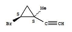 顺式-(9ci)-2-溴-1-乙炔-1-甲基-环丙烷结构式_2568-78-7结构式