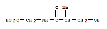 (9ci)-n-(3-羟基-2-甲基-1-氧代丙基)-甘氨酸结构式_256928-69-5结构式