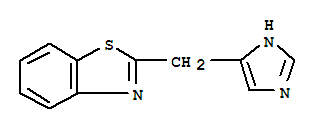 (9ci)-2-(1H-咪唑-4-甲基)-苯并噻唑结构式_258261-45-9结构式