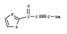 1-(2-噻唑)-2-丁炔-1-酮结构式_258346-78-0结构式