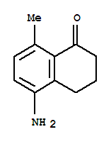 (9ci)-5-氨基-3,4-二氢-8-甲基-1(2H)-萘酮结构式_258528-41-5结构式