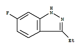 (9ci)-3-乙基-6-氟-1H-吲唑结构式_259750-59-9结构式