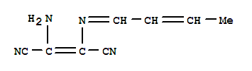 (9ci)-2-氨基-3-(2-丁烯氨基)-2-丁烯二腈结构式_260252-96-8结构式