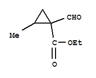 (9ci)-1-甲酰基-2-甲基-环丙烷羧酸乙酯结构式_260261-27-6结构式
