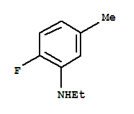 (9ci)-n-乙基-2-氟-5-甲基-苯胺结构式_260402-35-5结构式