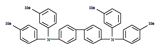 N,N-双(3-甲基苯基)-N,N-双(4-甲基苯基)-1,1-联苯-4,4-二胺结构式_261638-90-8结构式