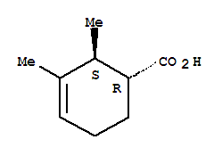(1r,2s)-rel-(9ci)-2,3-二甲基-3-环己烯-1-羧酸结构式_261730-98-7结构式