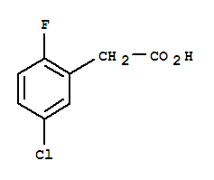 5-氯-2-氟苯乙酸结构式_261762-97-4结构式