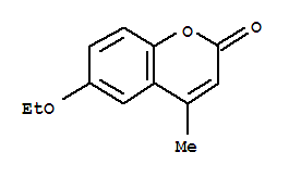 2H-1-benzopyran-2-one,6-ethoxy-4-methyl-(9ci) Structure