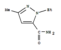 (9ci)-1-乙基-3-甲基-1H-吡唑-5-羧酰胺结构式_262607-84-1结构式