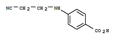 (7ci,8ci)-p-[(2-氰基乙基)氨基]-苯甲酸结构式_26292-09-1结构式