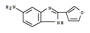 (9ci)-2-(3-呋喃)-1H-苯并咪唑-5-胺结构式_263022-86-2结构式