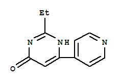 (9ci)-2-乙基-6-(4-吡啶)-4(1H)-嘧啶酮结构式_263243-50-1结构式