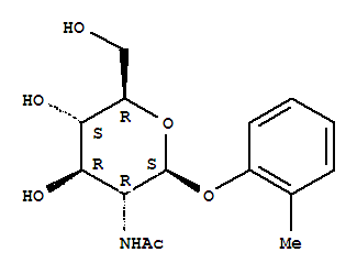 2-甲基苯基 2-乙酰氨基-2-脱氧-beta-d-吡喃葡萄糖苷结构式_263746-45-8结构式
