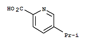 5-异丙基吡啶甲酸结构式_26405-26-5结构式