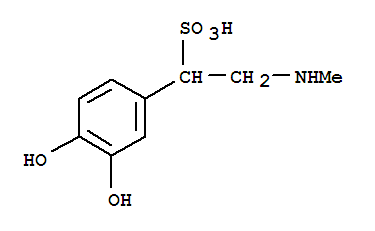 肾上腺素磺酸结构式_26405-77-6结构式