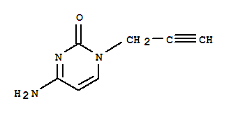 (9ci)-4-氨基-1-(2-丙炔)-2(1H)-嘧啶酮结构式_264611-42-9结构式