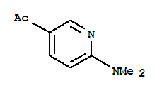 1-[6-(二甲基氨基)-3-吡啶]乙酮结构式_265107-41-3结构式