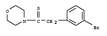 2-(3-溴苯基)-1-(4-吗啉)乙烷硫酮结构式_26580-58-5结构式