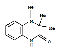 (9ci)-3,4-二氢-3,3,4-三甲基-2(1H)-喹噁啉酮结构式_265995-02-6结构式