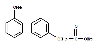 (2-甲氧基-联苯-4-基)-乙酸乙酯结构式_266370-57-4结构式