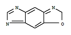 2H-咪唑并[4,5-f]苯并噁唑(8ci,9ci)结构式_267-85-6结构式