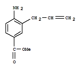 (9ci)-4-氨基-3-(2-丙烯基)-苯甲酸甲酯结构式_267002-59-5结构式