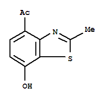 (8ci)-7-羟基-2-甲基-4-苯并噻唑甲酮结构式_26749-61-1结构式
