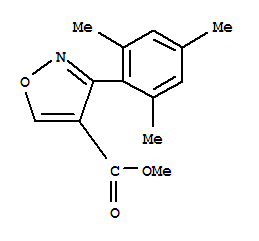 (9ci)-3-(2,4,6-三甲基苯基)-4-异噁唑羧酸甲酯结构式_267651-91-2结构式