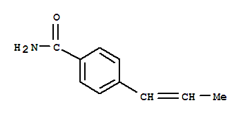(9ci)-4-(1-丙烯基)-苯甲酰胺结构式_26821-90-9结构式