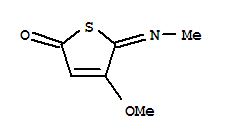 (9ci)-4-甲氧基-5-(甲基亚氨基)-2(5H)-噻吩酮结构式_268213-32-7结构式