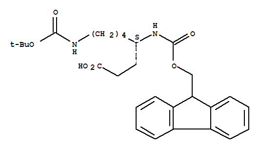 (S)-N-4-FMOC-N-8-BOC-二氨基辛酸结构式_268542-17-2结构式