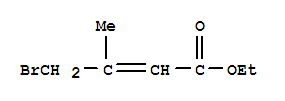 (E)-4-溴-3-甲基-2-丁酸乙酯结构式_26918-14-9结构式