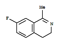 (9ci)-7-氟-3,4-二氢-1-甲基-异喹啉结构式_269402-41-7结构式