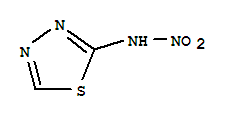 n-硝基-1,3,4-噻二唑-2-胺结构式_26947-66-0结构式